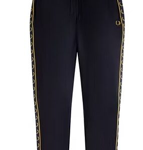 กางเกงขายาวผู้ชาย CONTRAST TAPE TRACK PANT